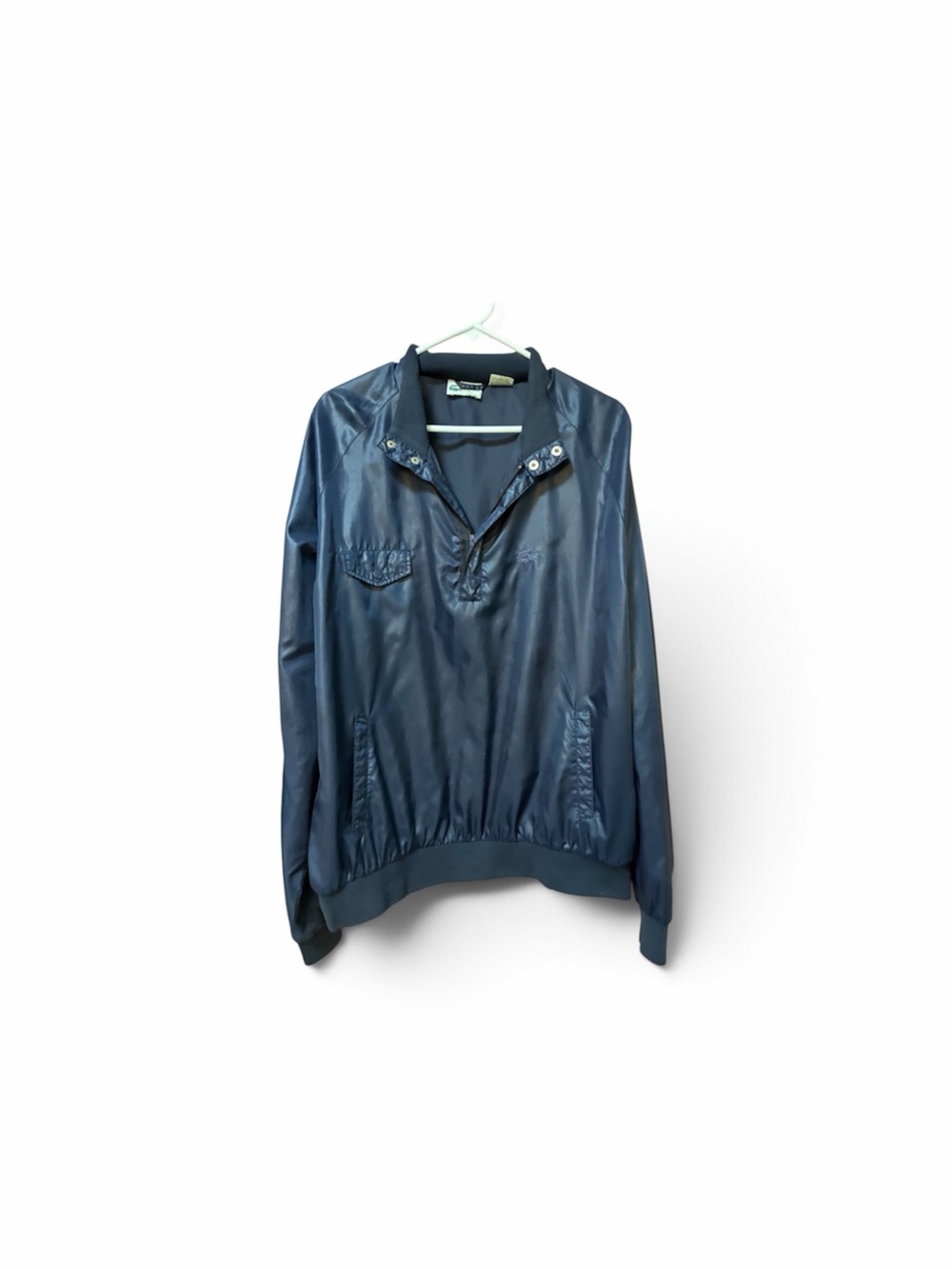LaCrosse Navy Pullover Windbreaker Jacket